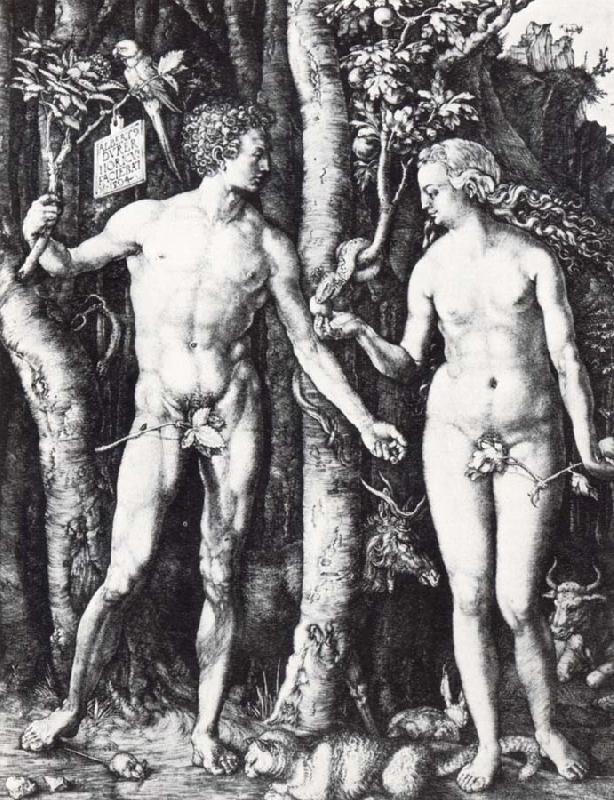 Albrecht Durer Adam and Eve